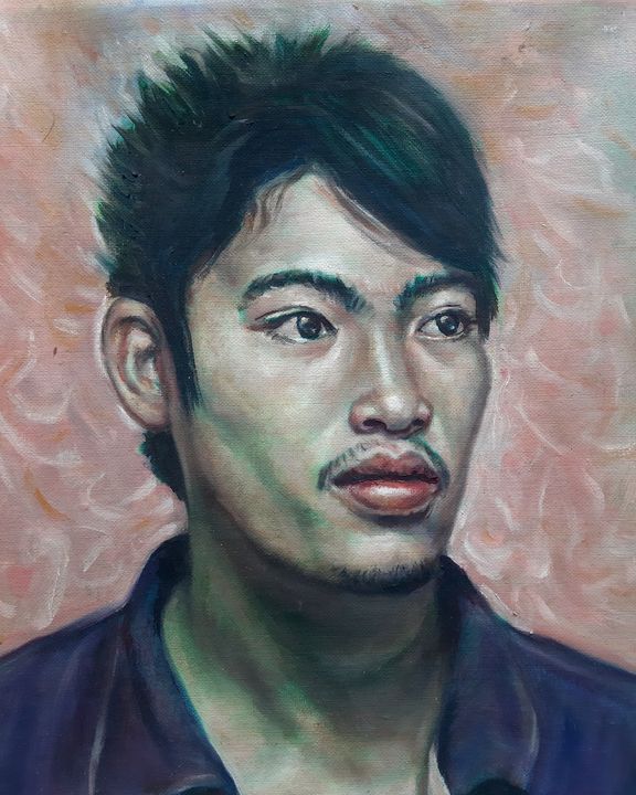 Thai boy - damo - Paintings & Prints, People & Figures, Portraits, Male ...