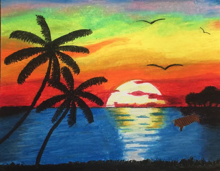 The Sunset - ShayDesigns - Drawings & Illustration