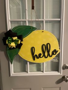 Lemon Door Hanger