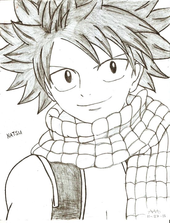 natsu fairy tail drawing