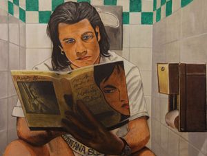 Buy Vincent Vega Toilet Poster Pulp Fiction Poster Pulp Fiction