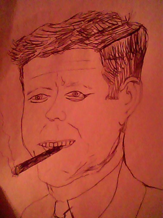President John(Jack)F.Kennedy. - John Vitali Art