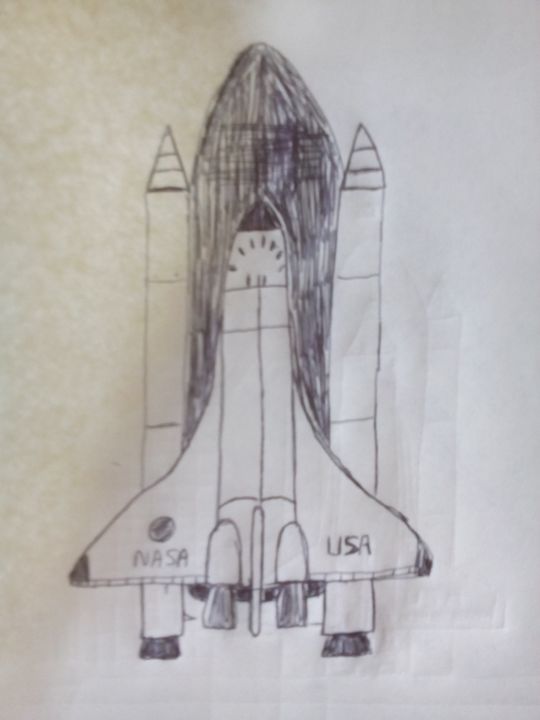 USA space shuttle - John Vitali Art
