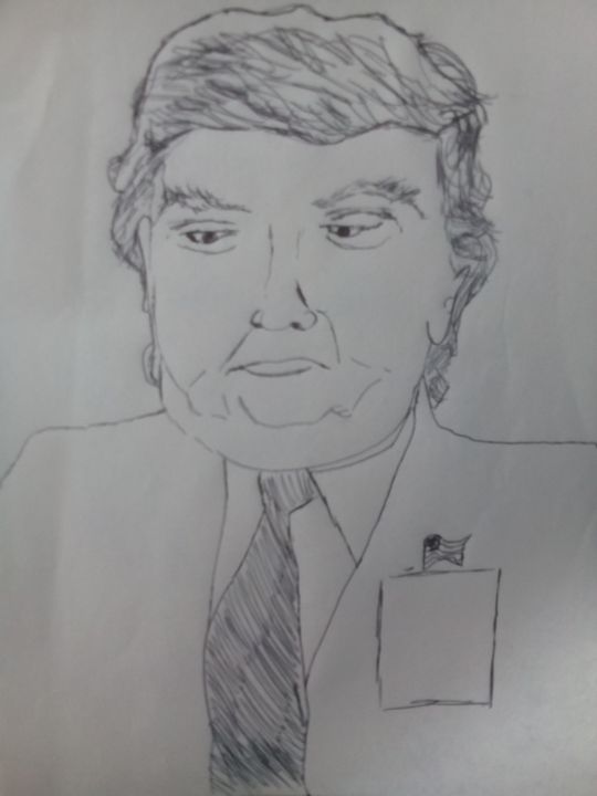 President Donald Trump - John Vitali Art