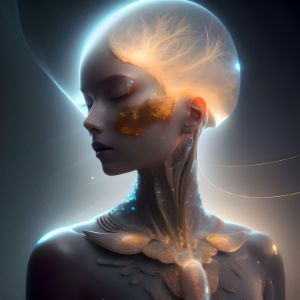 Female Cyborg 2 - Digital Art