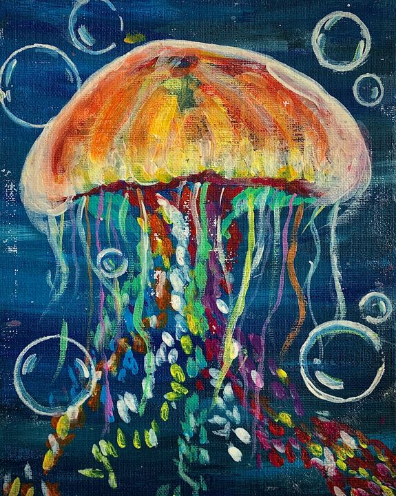 colourful jelly Sarah Leventis Paintings Prints Animals