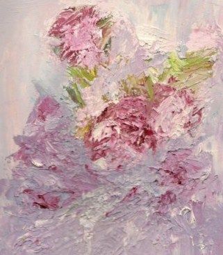 PinkFlowers - Angela Rose - Paintings & Prints, Flowers, Plants