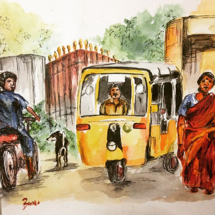 Namma chennai ArtyInkling Paintings & Prints, Places & Travel