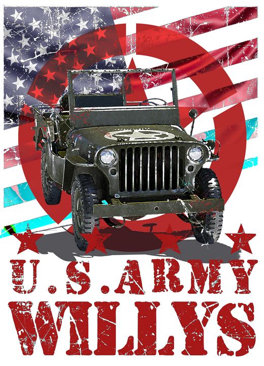 Us Army Willys Jeep - Raya