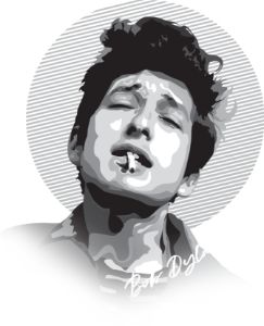 Bob Dylan Digital Art
