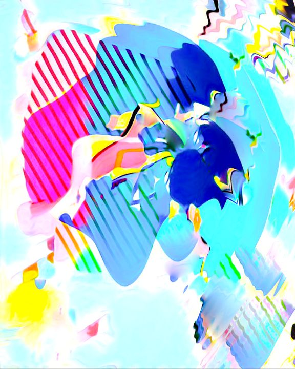 Colorful mystique modern abstract - SilverPixieArt - Digital Art ...