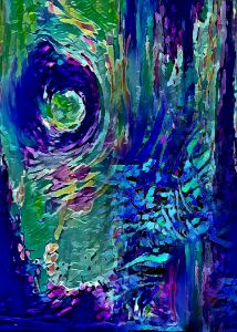Bayou moonstruck abstract