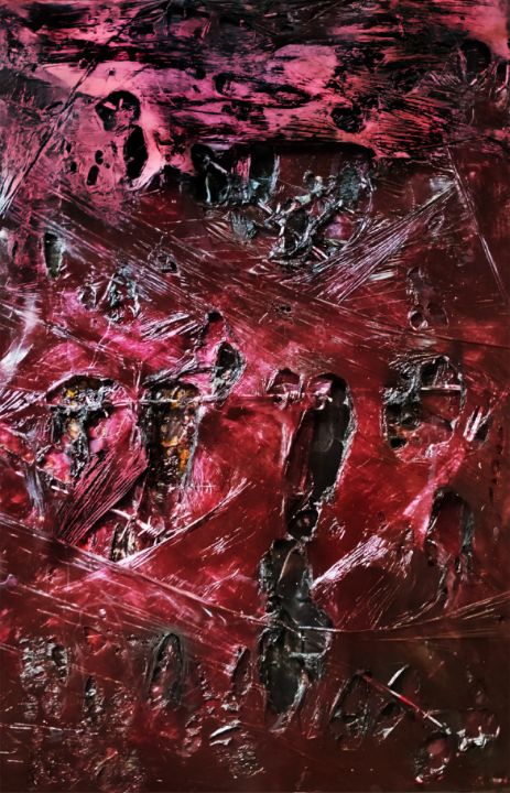 Trauma 0 - Red Siri0 - Paintings & Prints, Abstract, Other Abstract ...