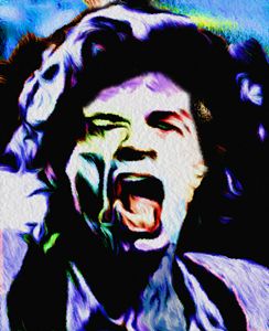 Nixo Jagger Rolling Stones Art 01