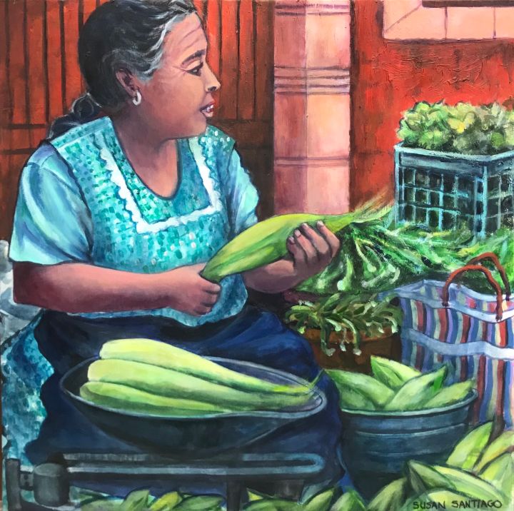 Women selling in the Mercado - Susan Santiago