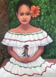 Portrait of Young Mexican Girl