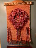 Hand woven wall hanging