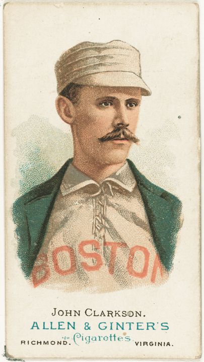 1887 Allen & Ginter Capt. Jack Glasscock Cigarette Baseball Card