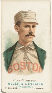 John Clarkson,baseball card portrait