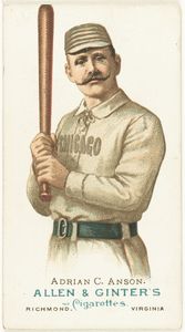 Adrian Anson, vintage baseball card