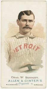 Chas. W. Bennett, baseball card
