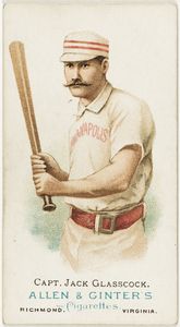 Capt. Jack Glasscock, baseball card