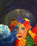 Mother Nature - Christine - Paintings & Prints, People & Figures