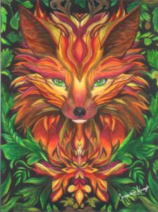 Firefox - VividCasscape - Drawings & Illustration, Animals, Birds