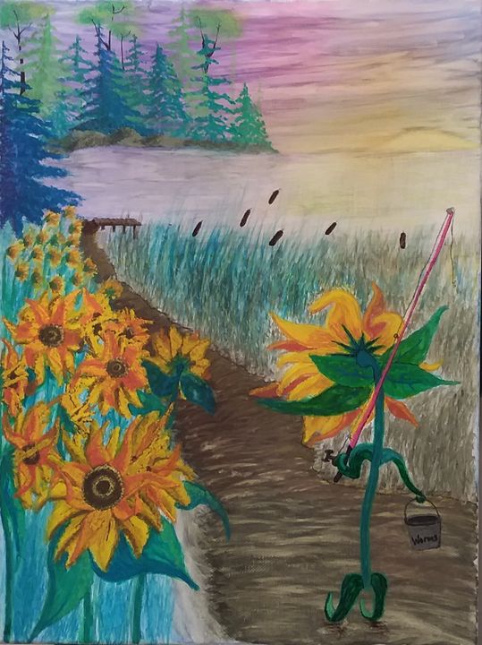 Sunflower Solitude - B.A.D.ASS <3 art <3
