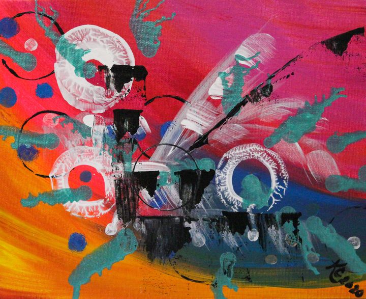 Abstract color KC art gallery Paintings & Prints, Abstract, Color