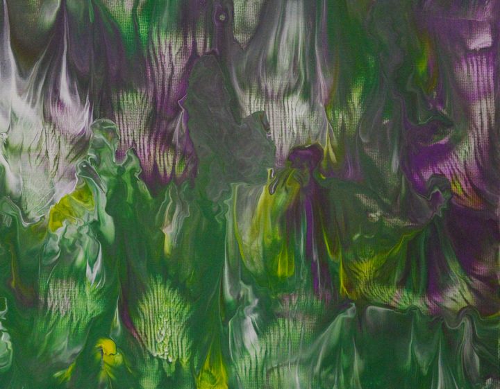 Flower garden KC art gallery Paintings & Prints, Abstract, Color