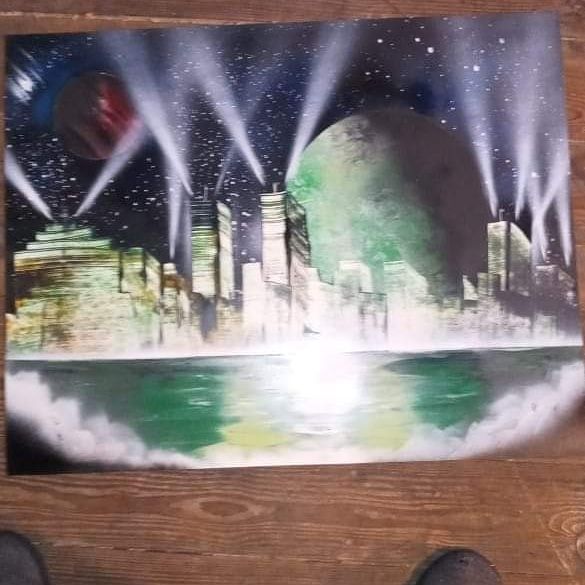 The green city soul spray paint - Sounds of art