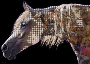Horse Fibonacci spiral - Marissa Danylik - Paintings & Prints