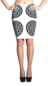 Dime Skirt #8220 - Dizzy The Artist Fine Art & Accessories
