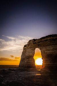 Sunset Through Monument Rock