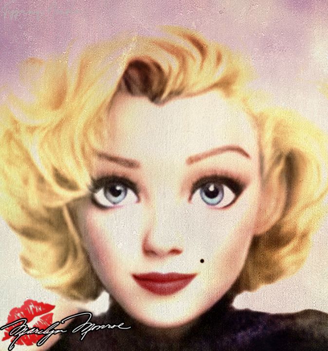 Marilyn Monroe - Disabled Barbie Art