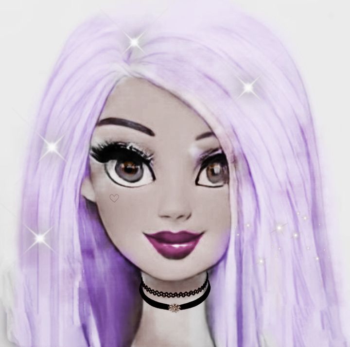 Purple - Disabled Barbie Art