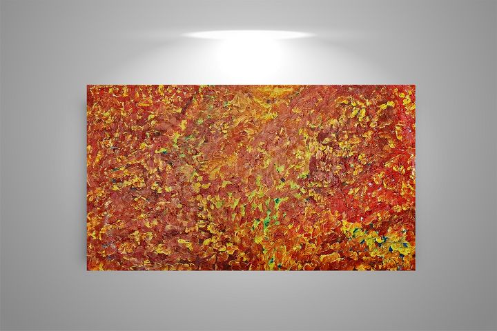 Large Impasto Abstract Painting - Shirley