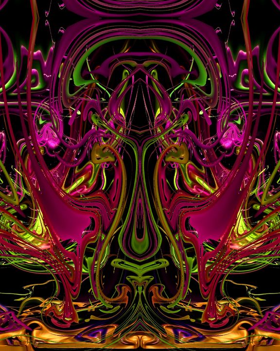 Bc cat 0308 - BC Cats Art - Paintings & Prints, Abstract, Irregular ...