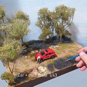 Handmade diorama like in nature - Tim Huurman