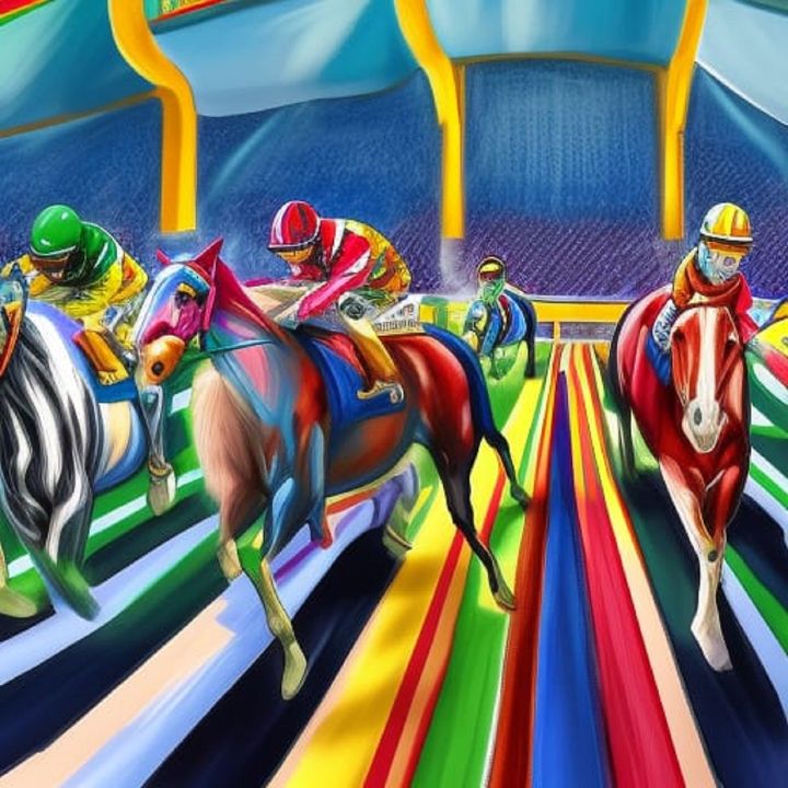 Belmont Stakes 10 horses and jockeys Legendary Artificial