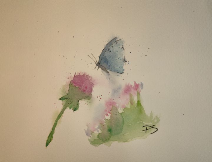 Simple Butterfly Parker Shelton Paintings & Prints, Animals, Birds