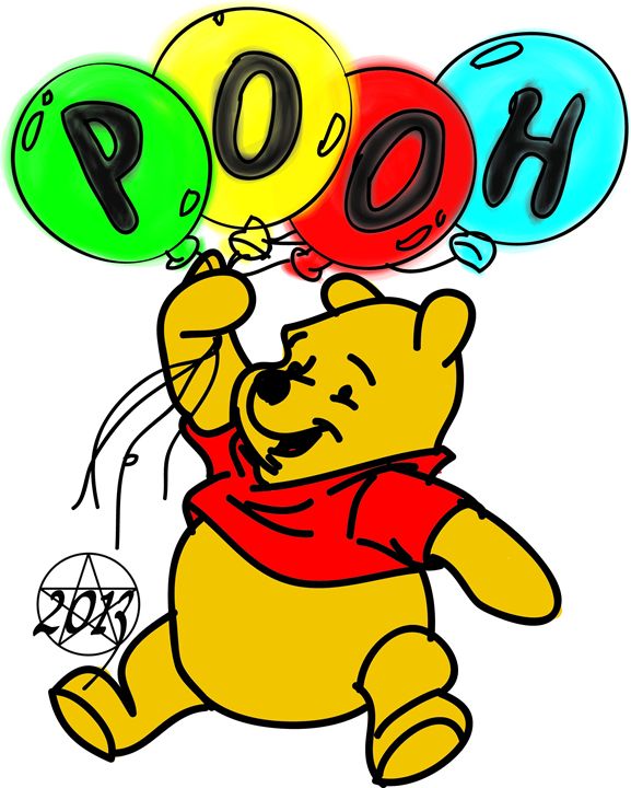 Winnie The Pooh - Digital Art - Digital Art, Entertainment, Other ...