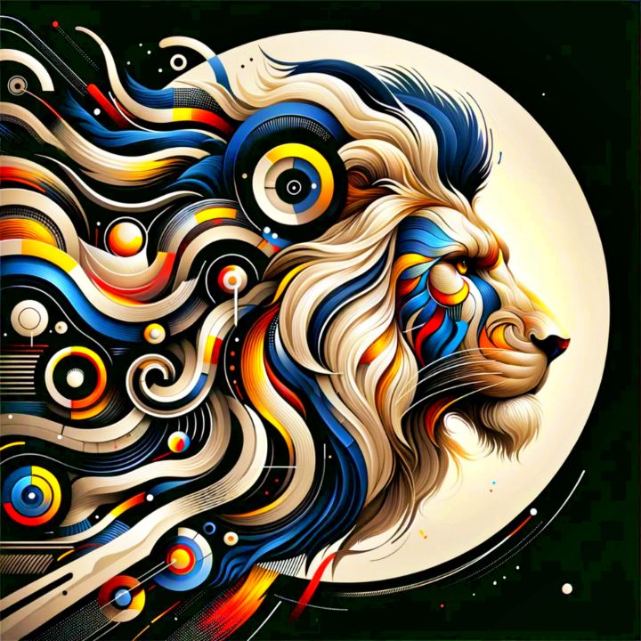 Leo The Lion JLeBrun Studio Digital Art, Religion, Philosophy