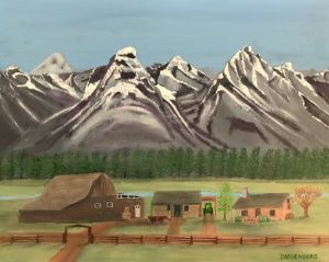 WESTERN US RANCH - Leslie Dannenberg, Oil Paintings