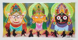 Lord jagannath canvas painting