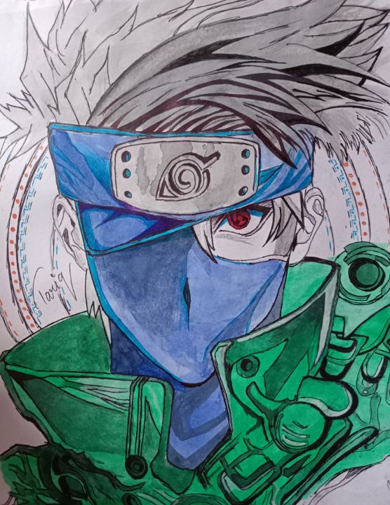 Kakashi 07  Naruto sketch drawing, Naruto drawings, Anime character drawing