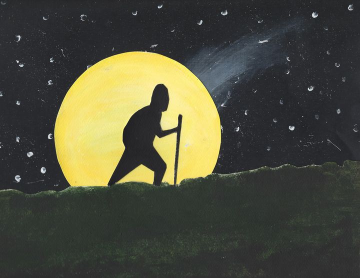 The Hiker - Yacky Art