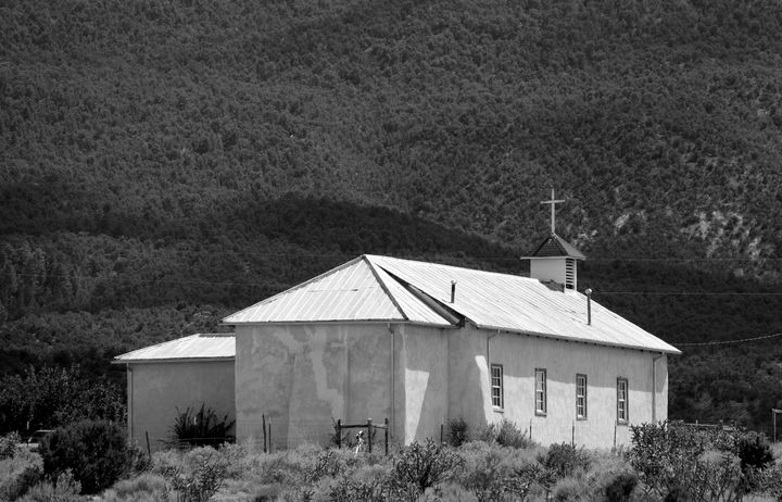 Church, Youngsville, New Mexico. - Jonathan P. Thompson