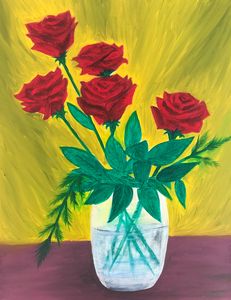 A Vase Full of Roses